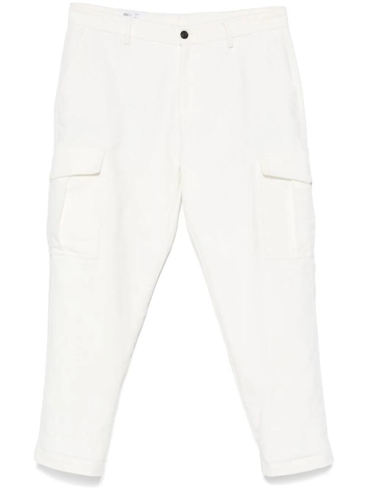 Eleventy tapered cargo trousers - White Cover