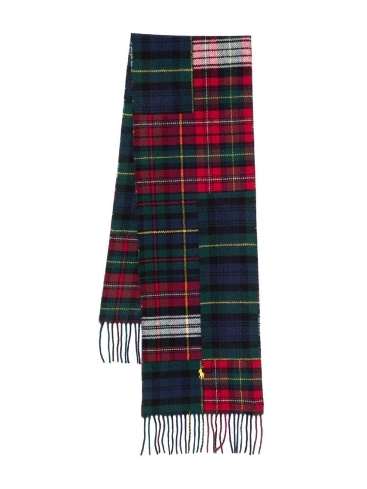 Polo Ralph Lauren patchwork scarf - Red Cover