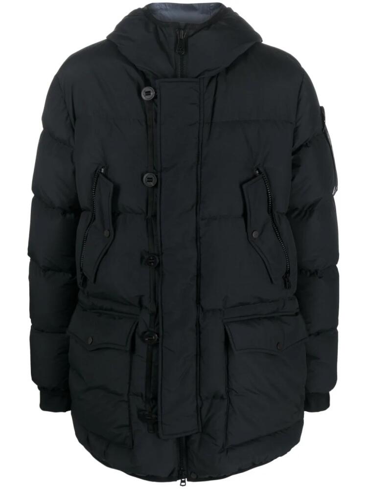 Peuterey hooded padded jacket - Black Cover