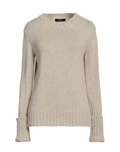 Alpha Studio Woman Sweater Beige Regenerated Cashmere, Polyester, Recycled wool Cover