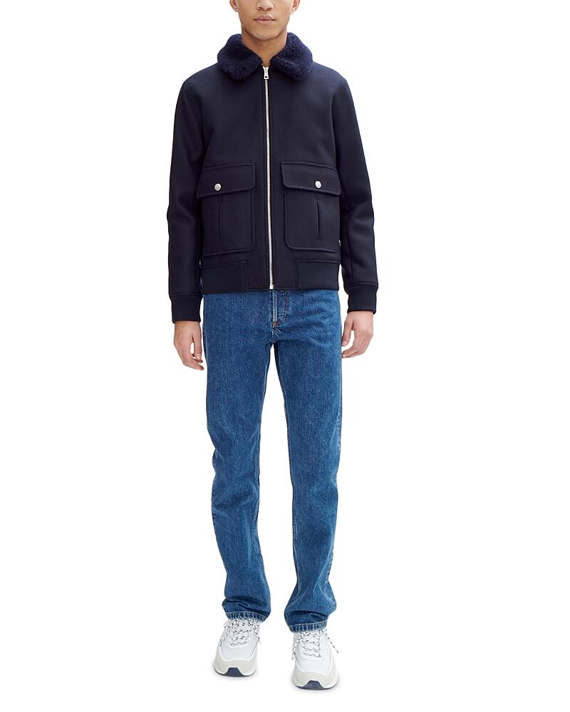 A. p.c. Ben Fleece Collar Jacket Cover