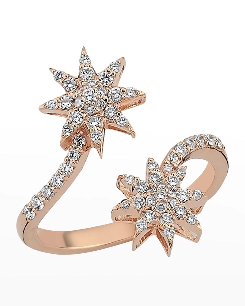 BeeGoddess Venus Star Diamond Bypass Ring, Size 7 Cover