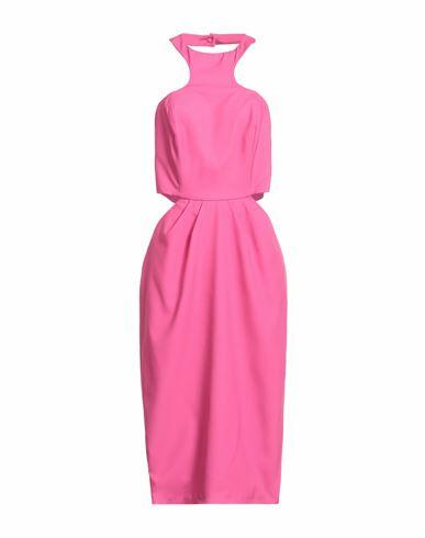 Les Bourdelles Des Garçons Woman Midi dress Fuchsia Polyester, Elastane Cover