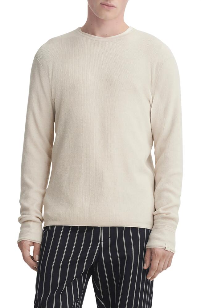 rag & bone Martin Wool Blend Crewneck Sweater in Ivory Cover