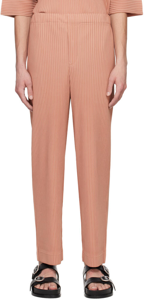 HOMME PLISSÉ ISSEY MIYAKE Pink Monthly Color March Trousers Cover