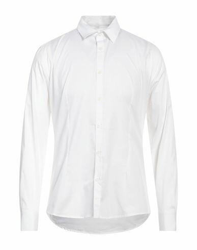 Daniele Alessandrini Homme Man Shirt White Size 15 ¾ Cotton, Elastane Cover