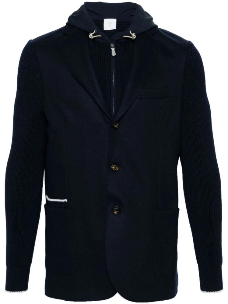 Eleventy layered blazer - Blue Cover