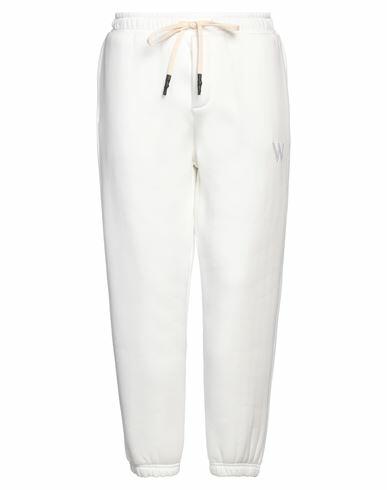 Why Not Brand Man Pants White Cotton, Polyester Cover