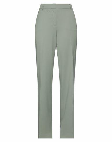 Alberta Ferretti Woman Pants Sage green Polyester, Virgin Wool, Elastane Cover