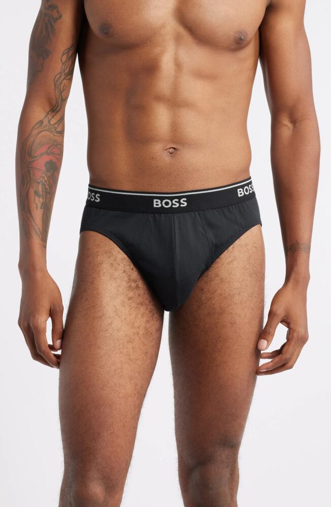 BOSS 3-Pack Assorted Classic Cotton Briefs in Black Cover