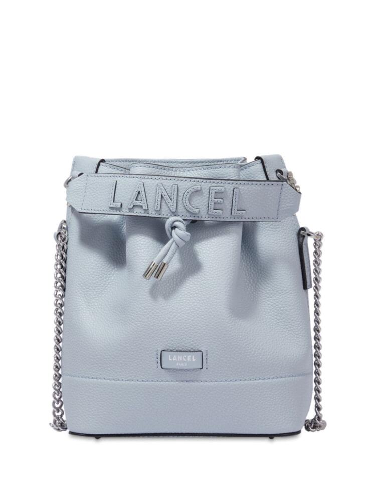 Lancel small leather bucket bag - Blue Cover