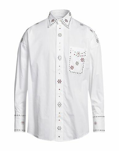 Bluemarble Man Shirt White Cotton Cover