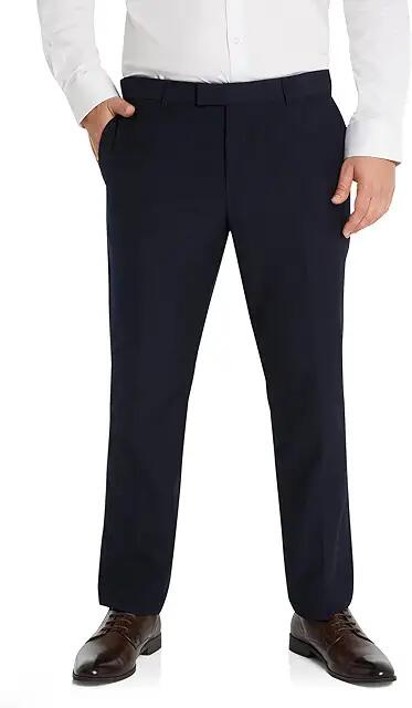 Johnny Bigg Big Tall Raymond Slim Elastic Pants (Navy) Men's Clothing Cover