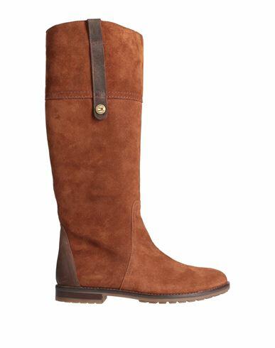 Tommy Hilfiger Woman Boot Brown Soft Leather Cover