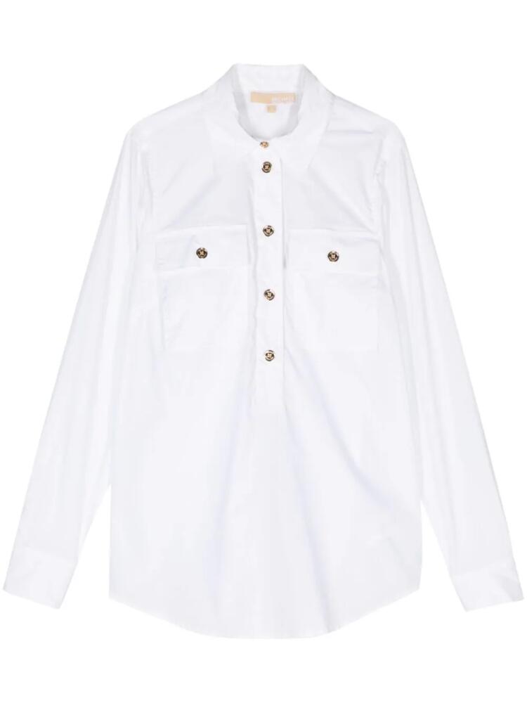 Michael Michael Kors collared poplin blouse - White Cover