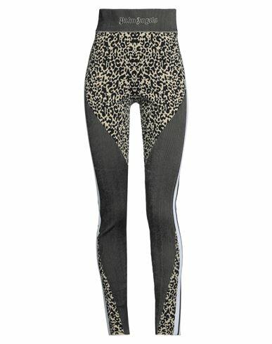 Palm Angels Woman Leggings Beige Polyester, Polyamide, Elastane Cover