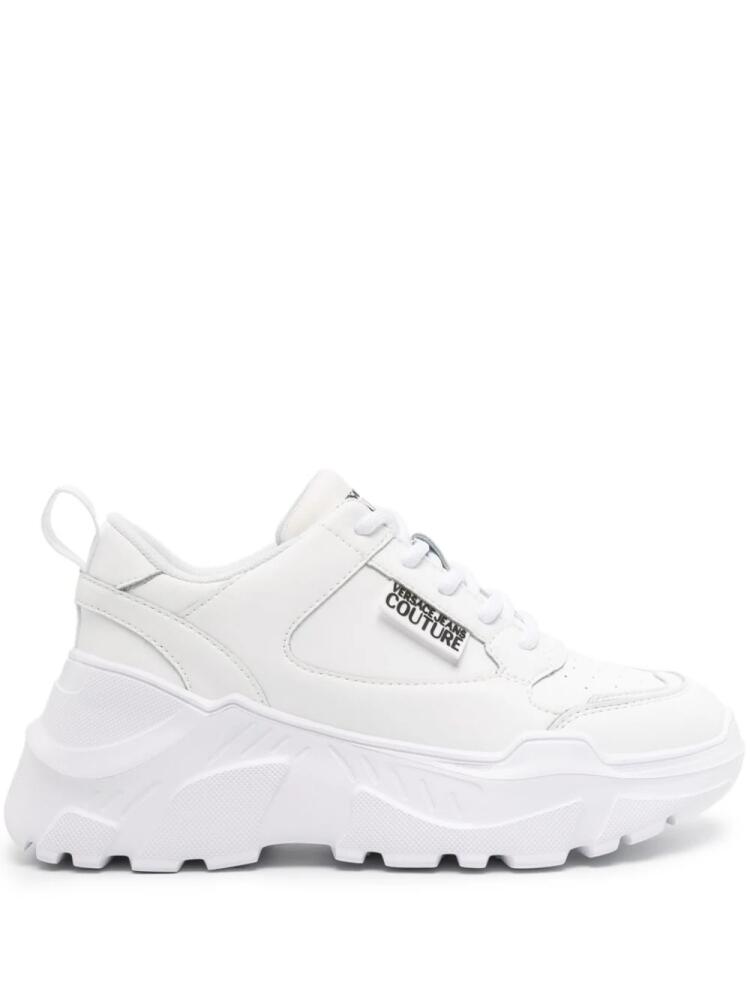 Versace Jeans Couture Speedtrack leather sneakers - White Cover