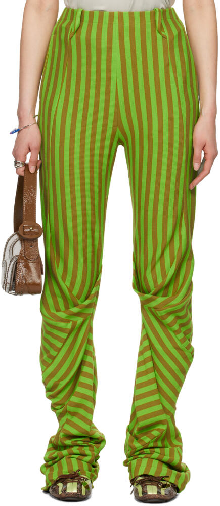 Kiko Kostadinov Green Orpheus Trousers Cover