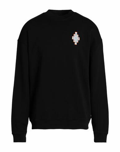 Marcelo Burlon Man Sweatshirt Black Organic cotton Cover