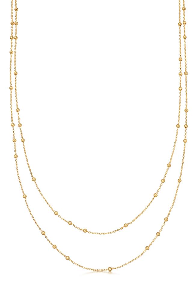 Missoma Double Chain Necklace in Gold Cover