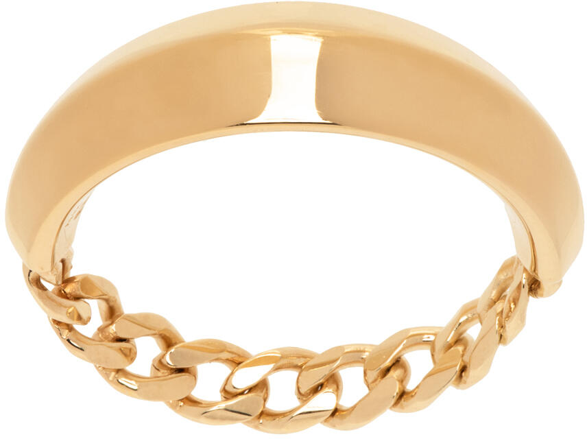 Bottega Veneta Gold Detail Chain Ring Cover