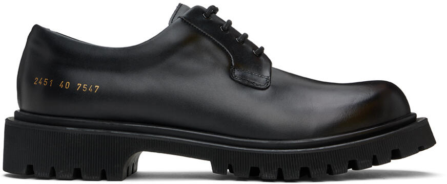 Common Projects Black Chunky Derbys Cover