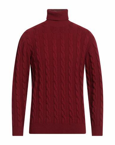 Cashmere Company Man Turtleneck Brick red Wool, Cashmere Cover