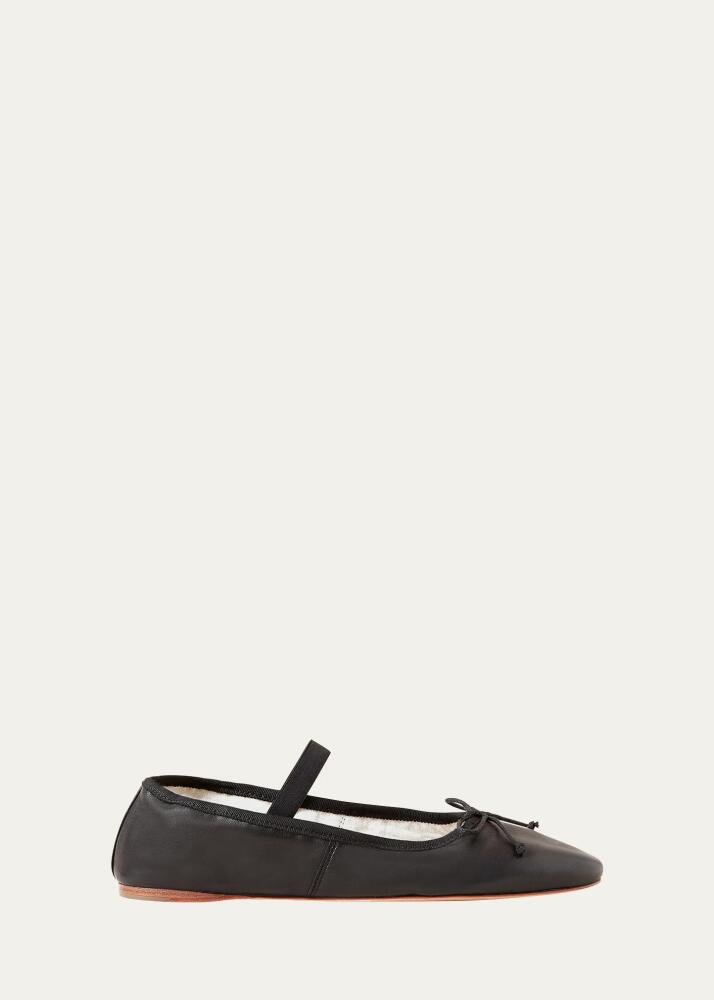 Loeffler Randall Leonie Lambskin Bow Ballerina Flats Cover