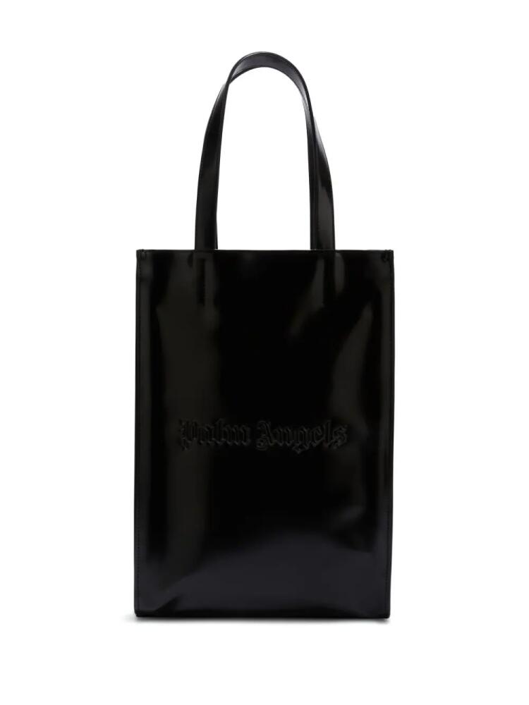 Palm Angels debossed-logo tote bag - Black Cover