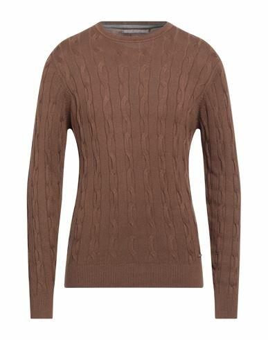 Primo Emporio Man Sweater Brown Viscose, Nylon Cover