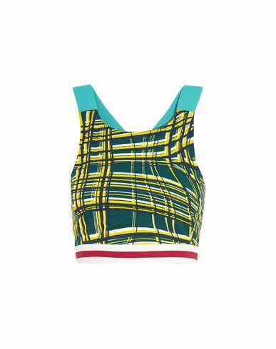 No Ka 'oi Woman Top Dark green Polyester, Nylon, Elastane Cover