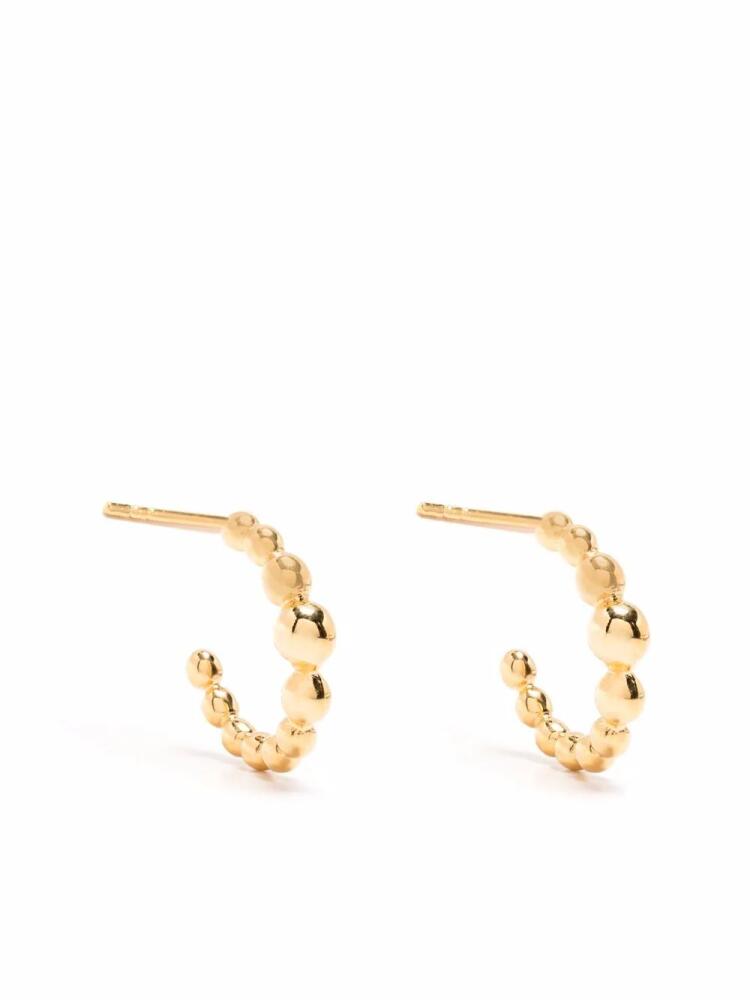 Missoma beaded mini hoop earrings - Gold Cover