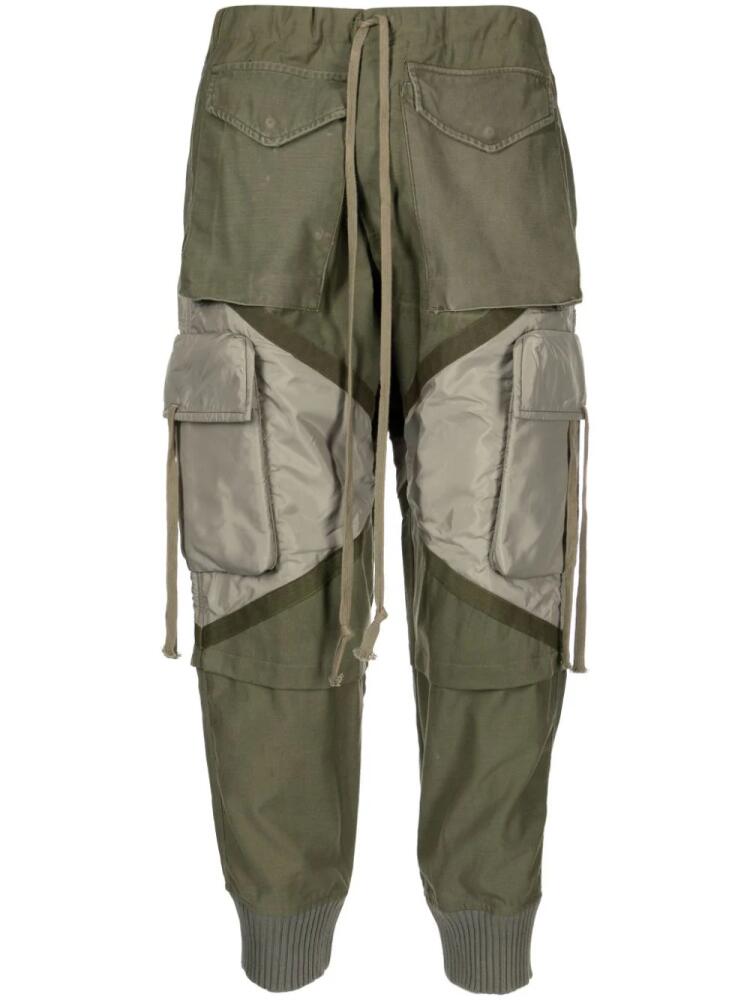 Greg Lauren Army Jacket cotton trousers - Green Cover