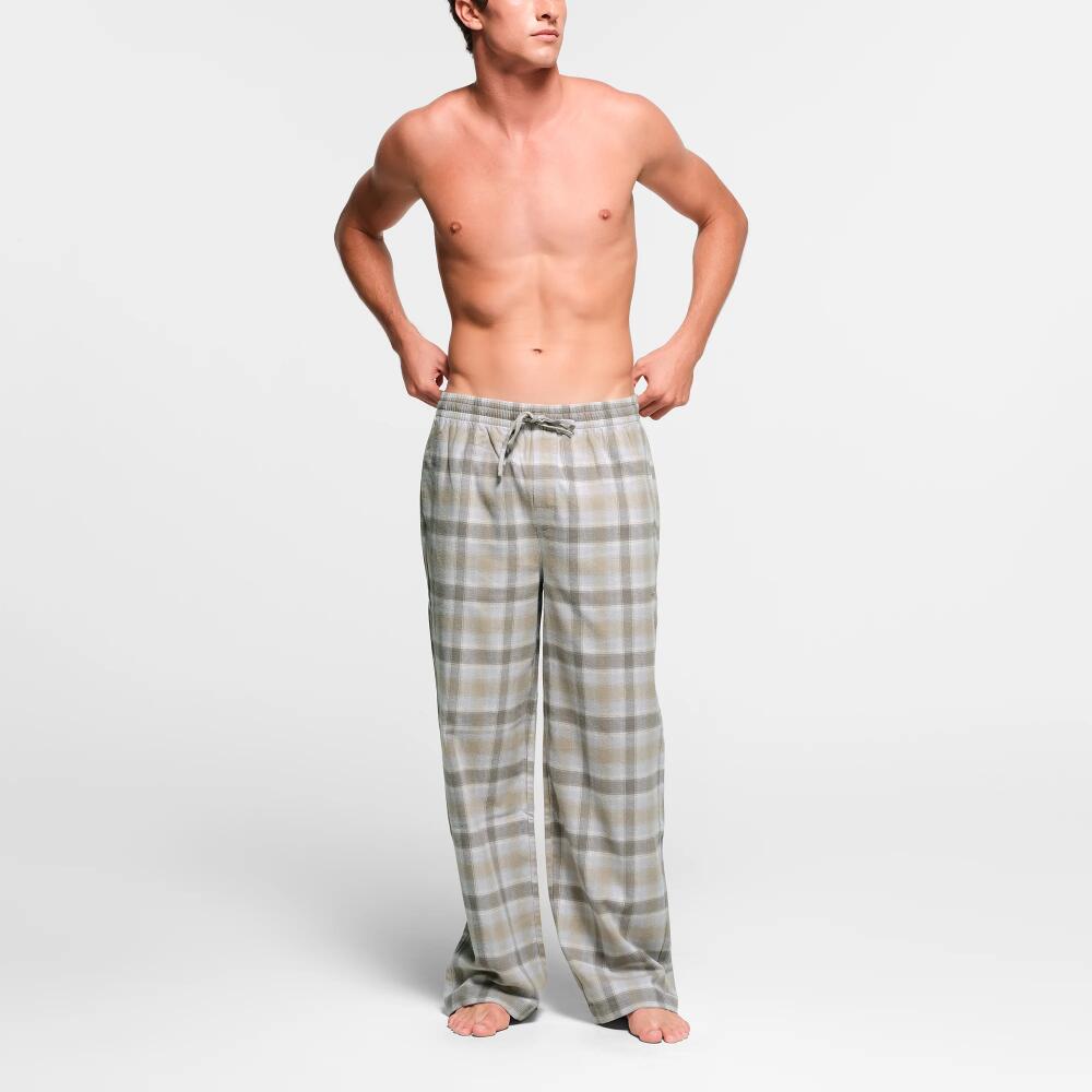 SKIMS Flannel Sleep Mens Pants | Grey | Small Cover