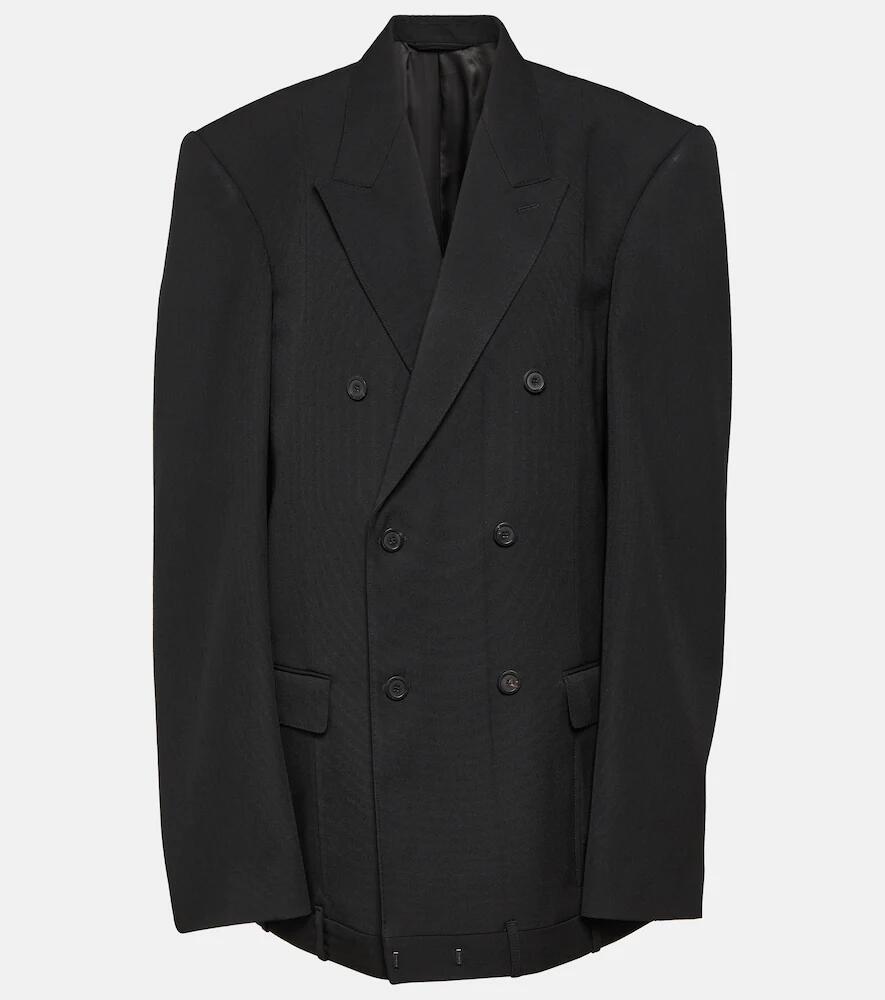 Balenciaga Deconstructed double-breasted wool jacket Cover