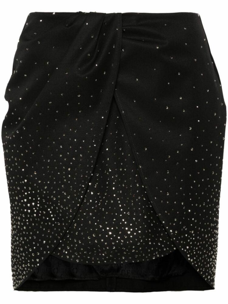 Off-White crystal-embellished mini skirt - Black Cover