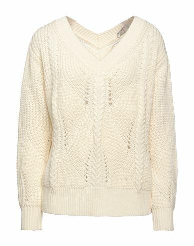 Bellwood Woman Sweater Ivory Virgin Wool Cover