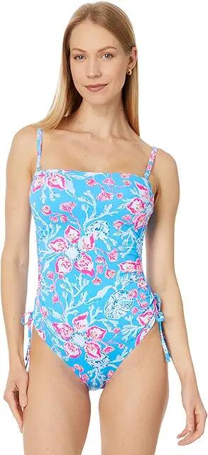 Lilly Pulitzer Lorenda One-Piece (Multi Bahamian Rhapsody) Women's Swimsuits One Piece Cover