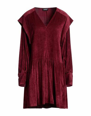 Dondup Woman Mini dress Garnet Viscose, Polyamide Cover