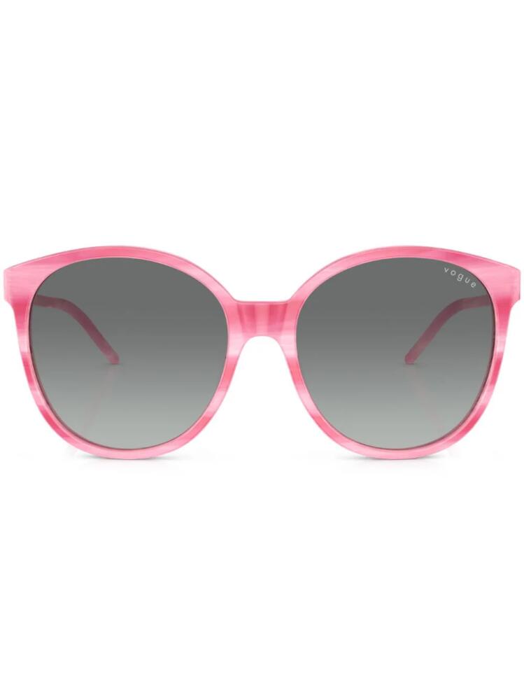 Vogue Eyewear gradient-lenses round-frame sunglasses - Pink Cover