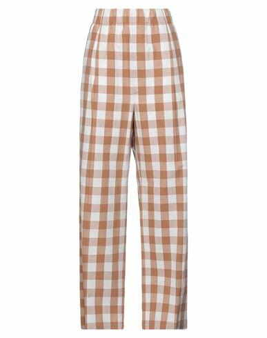 Jejia Woman Pants Camel Cotton, Linen Cover