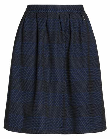 Trussardi Jeans Woman Midi skirt Midnight blue Polyester Cover