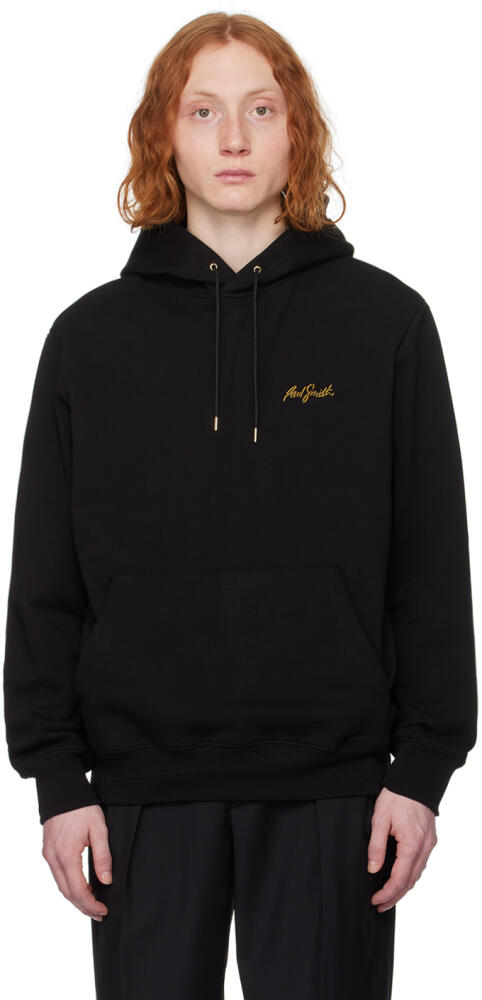 Paul Smith Black Embroidered Hoodie Cover