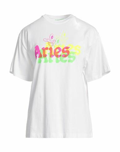 Aries Woman T-shirt White Cotton Cover