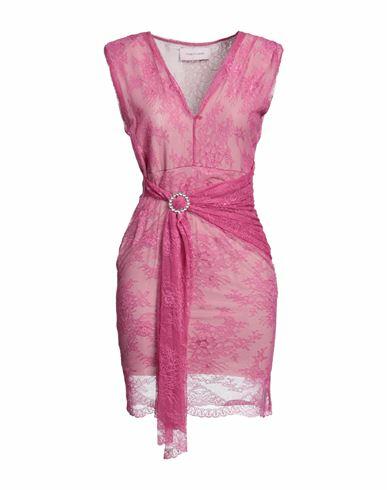 Twenty Easy By Kaos Woman Mini dress Fuchsia Polyamide Cover