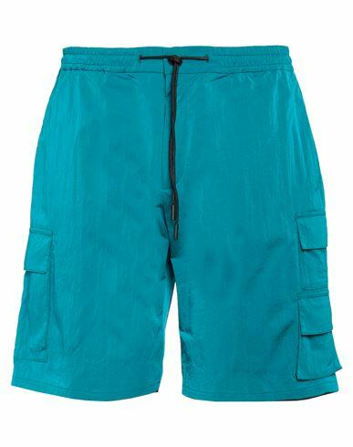 Pt Torino Man Shorts & Bermuda Shorts Azure Polyamide Cover