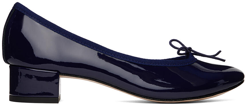 Repetto Navy Camille Heels Cover