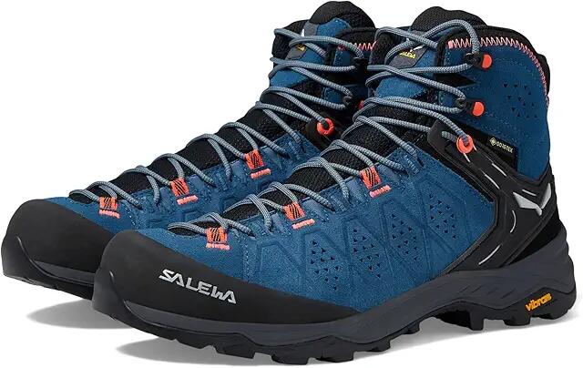 SALEWA Alp Trainer 2 Mid (Java blue/Fluo Coral) Women's Shoes Cover