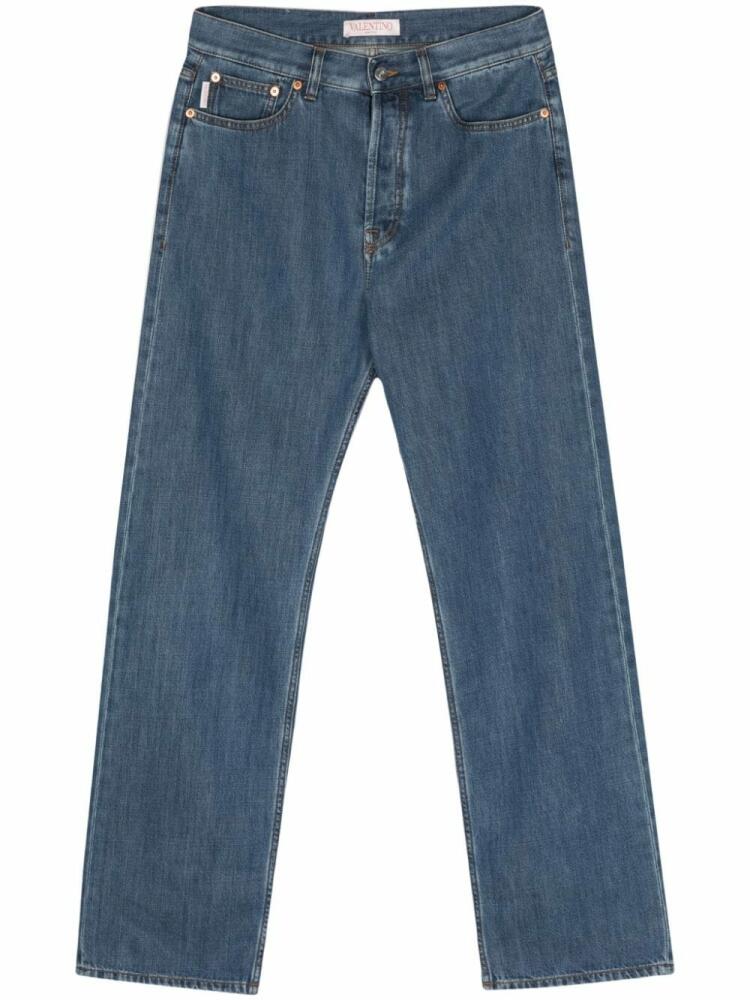 Valentino Garavani straight-leg washed jeans - Blue Cover