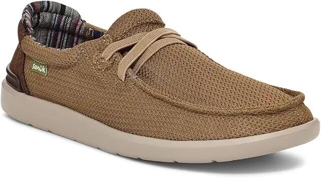 Sanuk Shaka Lite 2 Knit (Khaki) Men's Shoes Cover